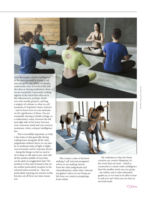Yoga Magazine silence of yoga 2