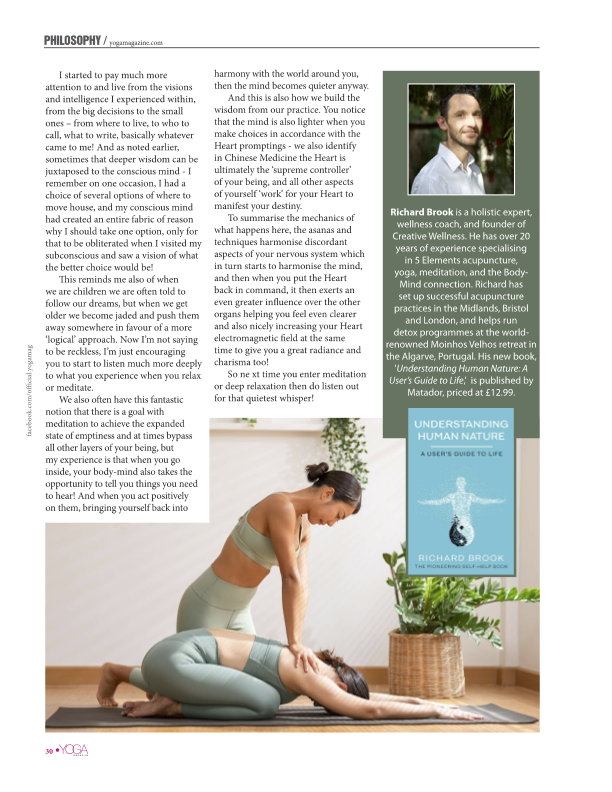 Yoga Magazine silence of yoga 3